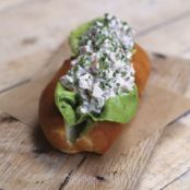 Turkey and Cranberry Salad with Butternut Squash and Horseradish