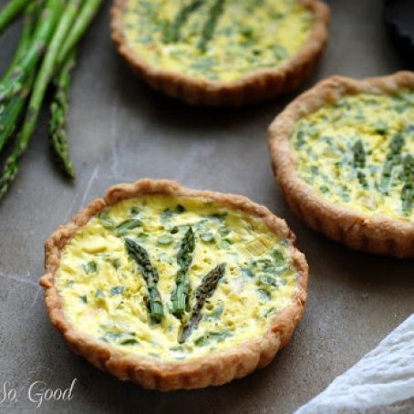 Asparagus and Leek Quiche