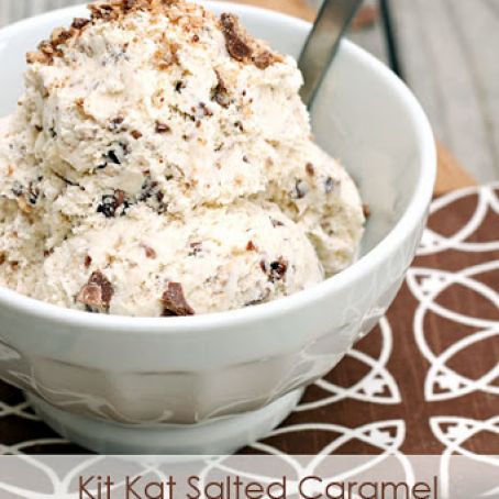 Kit Kat Salted Caramel Ice Cream