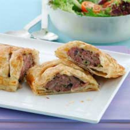 Horseradish Beef Strudel