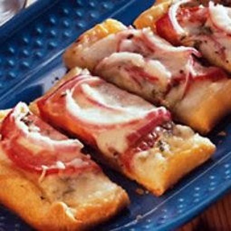 Mozzarella & Pesto Crescent Tarts