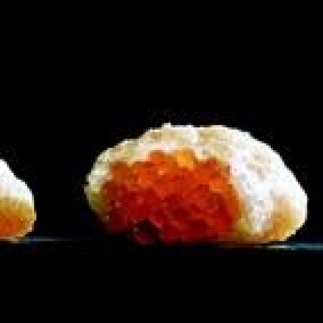 Hot/Cold Trout Roe Tempura