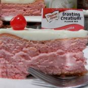 White Chocolate Cherry Vanilla Cheesecake