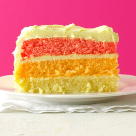 Rainbow Layer Cake