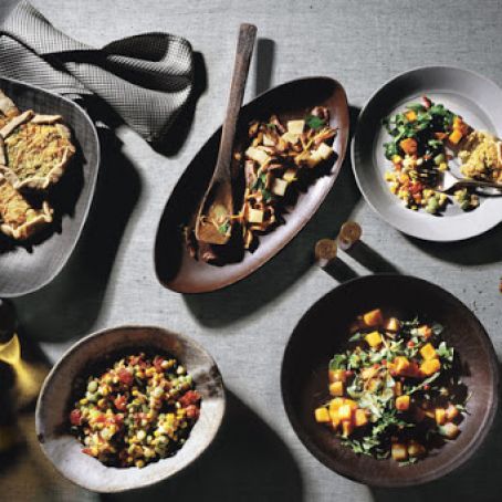 Individual Zucchini, Lemon, and Ricotta Galettes