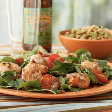 Bacon, Arugula, and Shrimp Salad