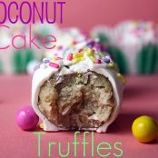 Coconut Cake Truffles