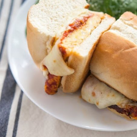 Tempeh Parmesan Sandwich