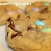 Easter M&M Chocolate Chip Cookies