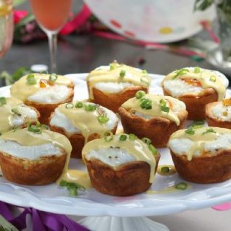 Muffin-Tin Eggs Benedict