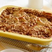 French Toast Casserole with Brown Sugar-Walnut Crumble