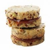 Pecan Dulce de Leche Sandwich Cookies