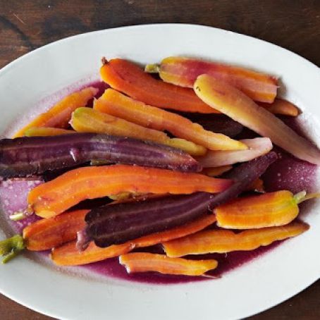 Colorful Carrots with Butter and Honey
