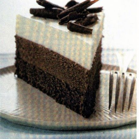 Triple-Chocolate Mousse Cake