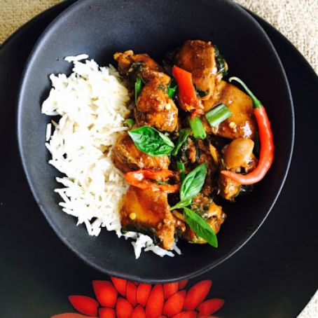 Chilli Basil Chicken Stir-fry
