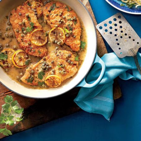 Cast-Iron Chicken Piccata Recipe