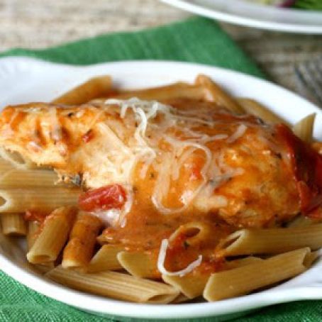 Creamy Tomato Slow Cooker Chicken