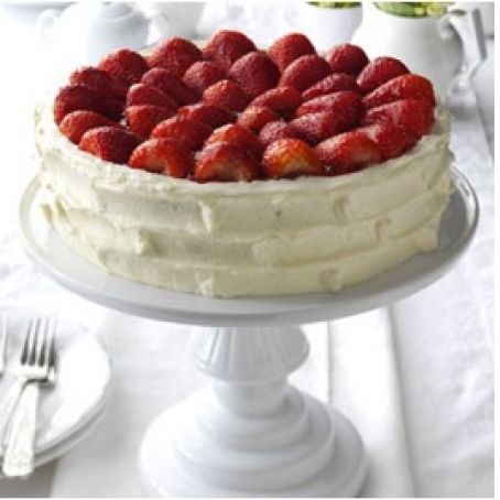 Strawberry Walnut Torte Recipe
