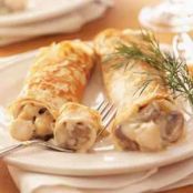 Creamy Scallop Crepes Recipe