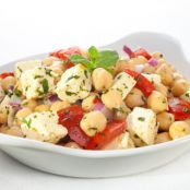 Chickpea, Tomato and Feta Salad