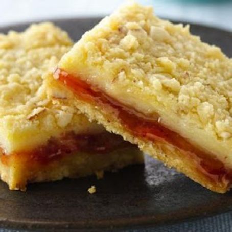 Strawberry-Filled Lemon Cream Cheese Bars