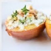 Baked Apples with Feta and Thyme