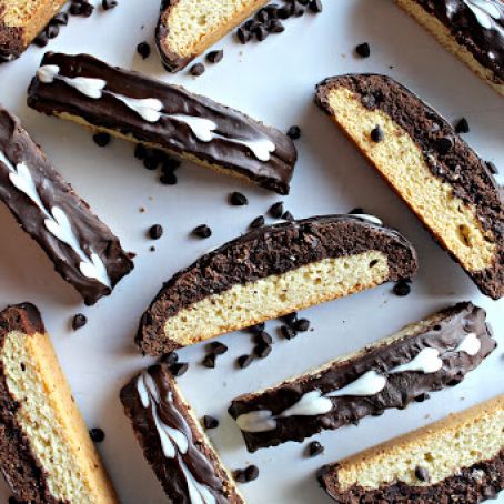 Two Tone Biscotti