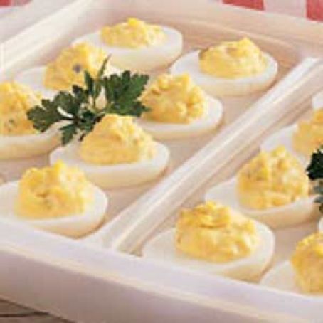 Picnic Stuffed Eggs-Taste of Home