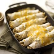 Creamy Chicken Enchiladas Verde