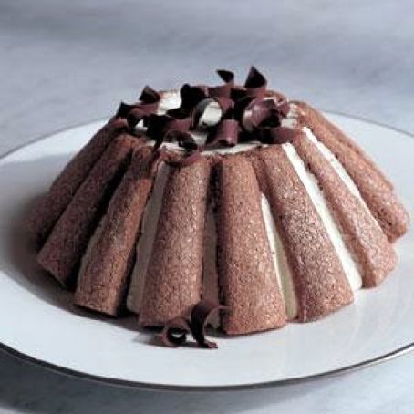 Eggnog Bavarian Cream Cake