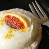 Pecan Coconut Pavlova with Lemon Cream