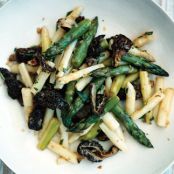 Roasted Asparagus and Morels