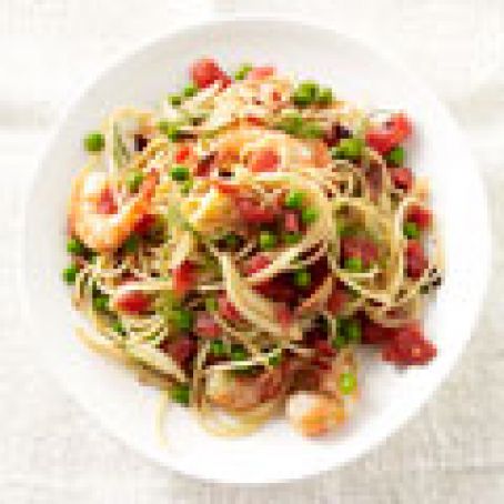 Shrimp and Fennel Spaghetti