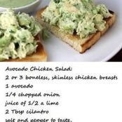 Avocado Chicken Salad