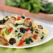 Creamy Mediterranean Spaghetti Squash