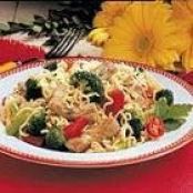 Curly Noodle Pork Supper