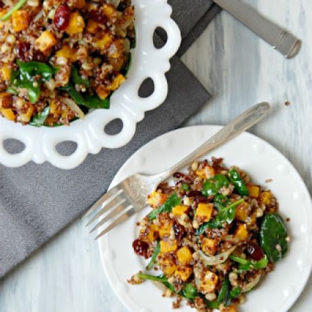 QUINOA - Roasted Butternut Squash, Quinoa and Wheat Berry Salad