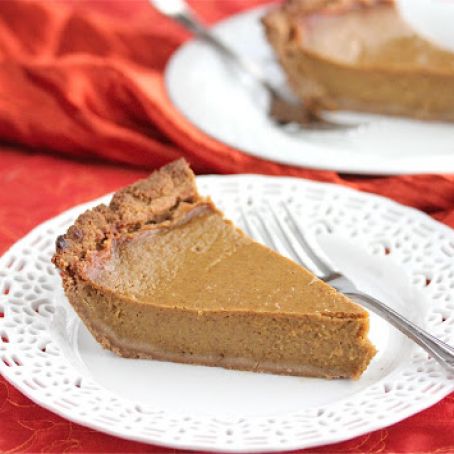 Spiced Pumpkin Pie (gluten free, dairy free)