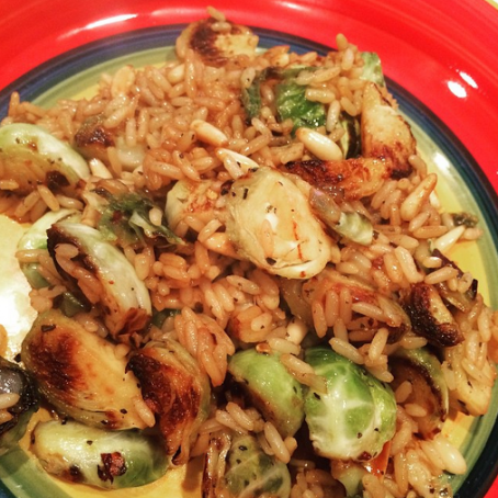 Brussels Sprouts Fried Rice