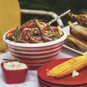 Pan-fried Okra, Onion and Tomatoes