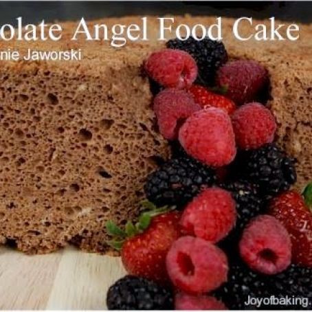 Deep Chocolate Angel Food Cake