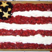 Sylvia’s Berry Flag Cake