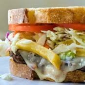 Pittsburgh Style Cheesesteak Panini