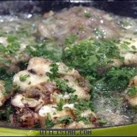 SESOS A LA MANTEQUILLA CON TEQUILA