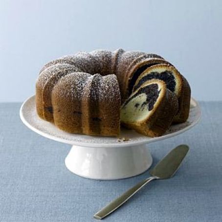 RUM-SCENTED MARBLE CAKE