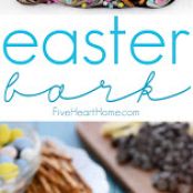 Easter Egg Pretzel Chocolate Swirl Bark