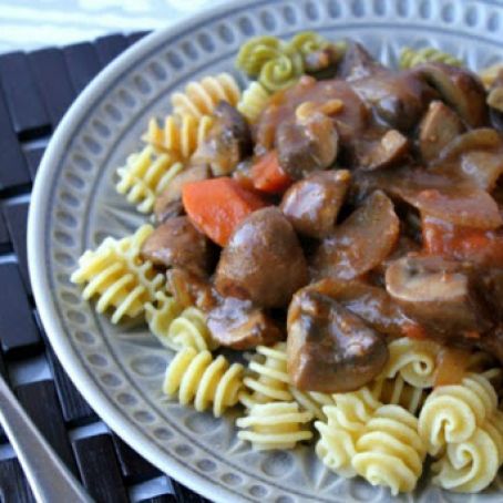 Vegan Mushroom Bourguignon