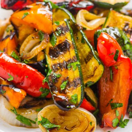 Grilled Balsamic Vegetables