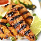 Honey Sriracha Coconut Grilled Chicken