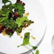 WILTED GREEN SALAD w/WARM SHERRY VIN.